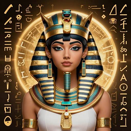Magical Girl Meets Egyptian AI Hieroglyphs