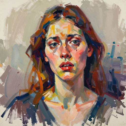 Expressionist Portrait of a Woman