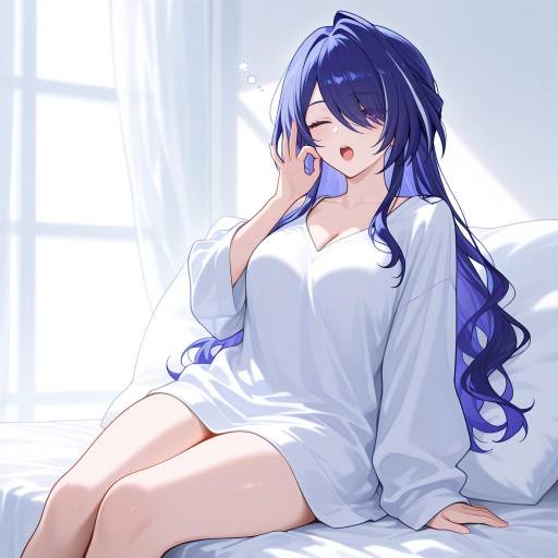 Ethereal Awakening of a Dreamy Angel