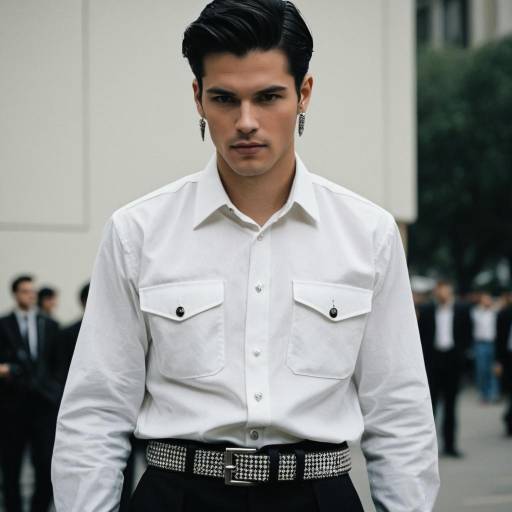 Stylish Male in Givenchy Shirt Costume