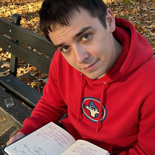 Autumn Musician in Golden Hour