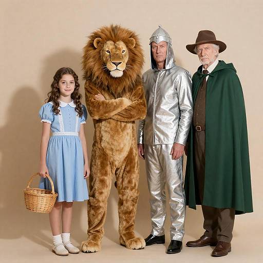 Whimsical Gathering of Costumed Characters