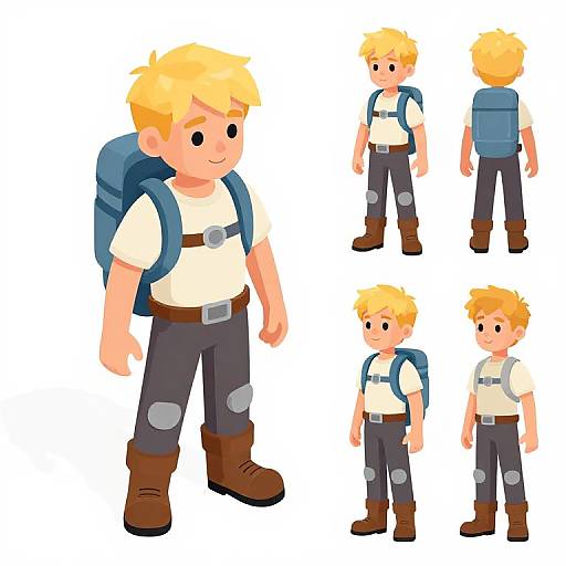 Isometric Young Space Explorer Sheet