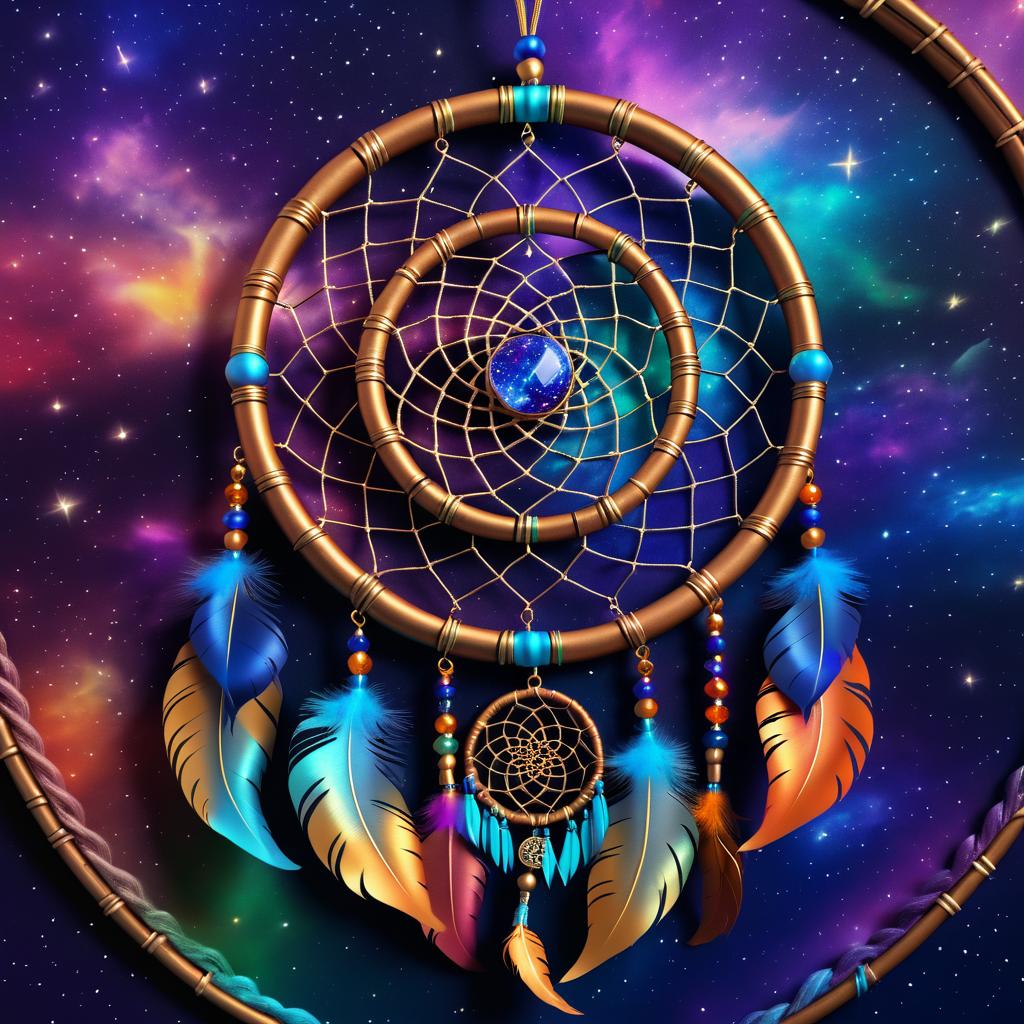 Ultra-Realistic Chakra Dreamcatcher Art