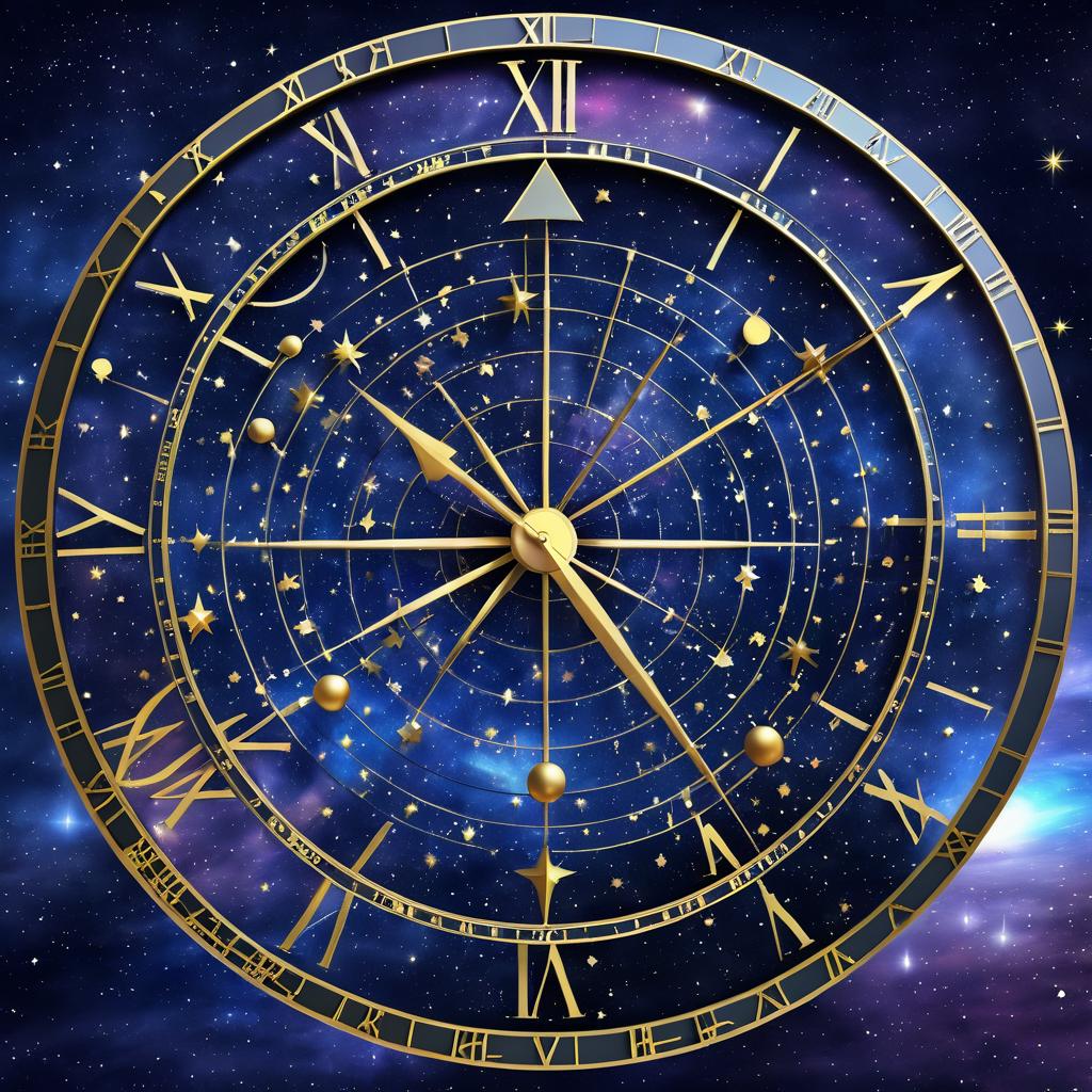 Celestial Clocks on a 3D Star Map