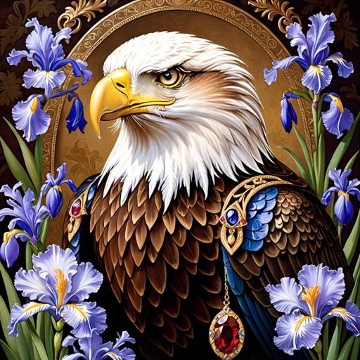 Majestic Eagle in Elegant Renaissance Setting
