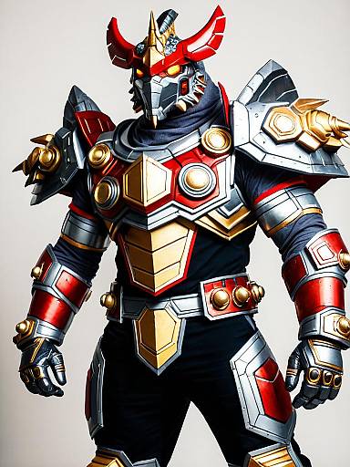 Man in Volcanicus Cosplay Costume