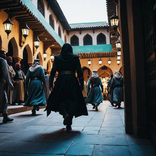 Magical Thief Sneaking in Arabian Bazaar