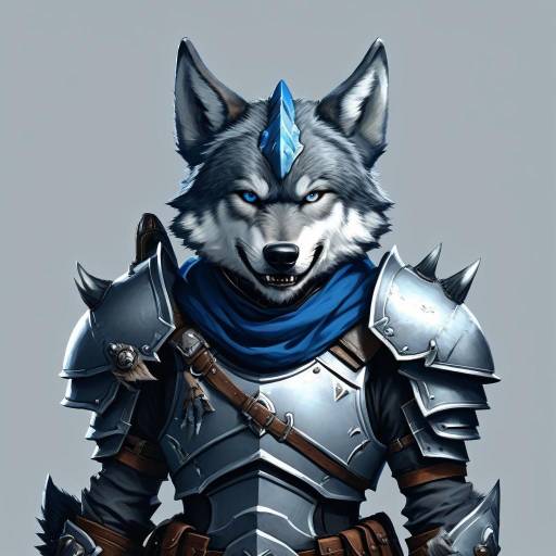 Wolf Knight in Armor