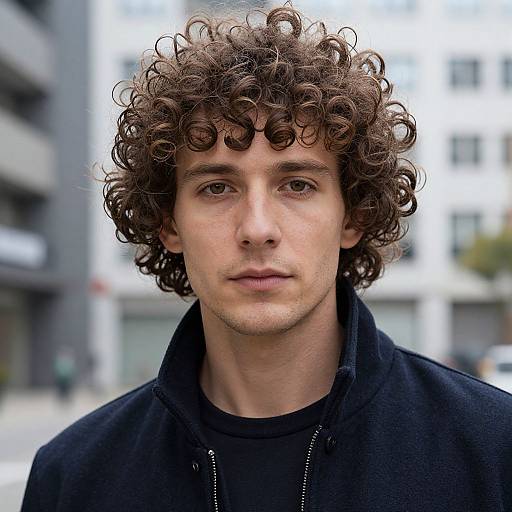 Realistic Close-Up of Fit European Man