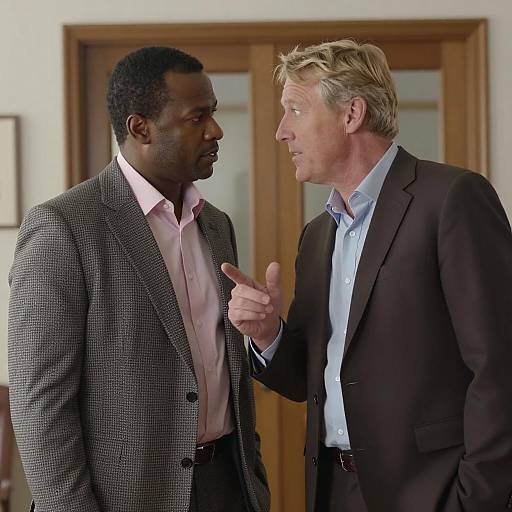 Intense Interaction Between Two Men