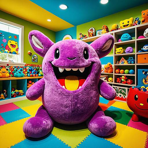 Playful Ditto in a Colorful Playroom