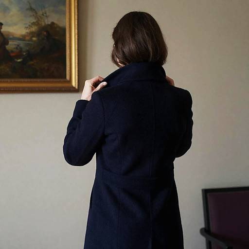 Contemplative Woman in Dim Light