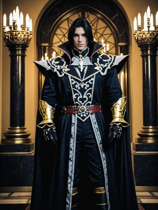 Man in Death Castlevania Cosplay Costume