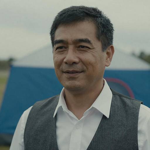 Cinematic Portrait of a Middle-Aged Man