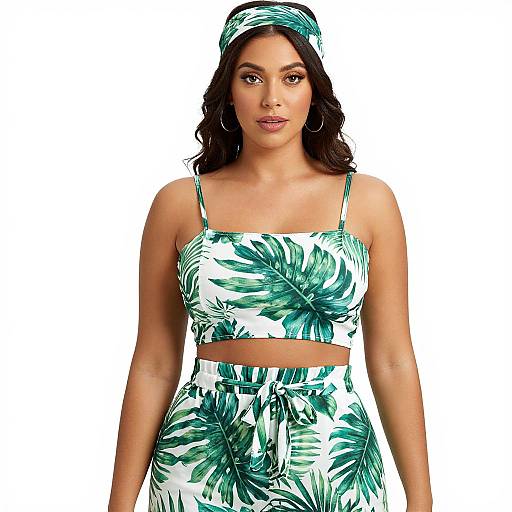 Tropical Resort Wear Fashion Look