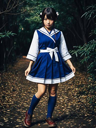 Sexy Ushio Okazaki Cosplay Photo