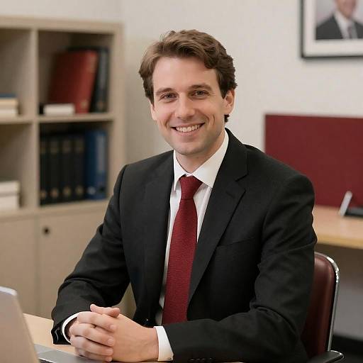 Professional Man in Office Setting