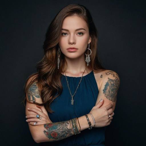 Photorealistic Portrait of a Jewelry Model