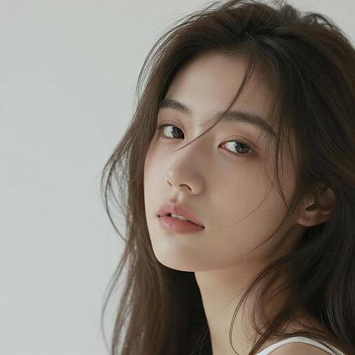 Relaxed Portrait of a Natural Beauty