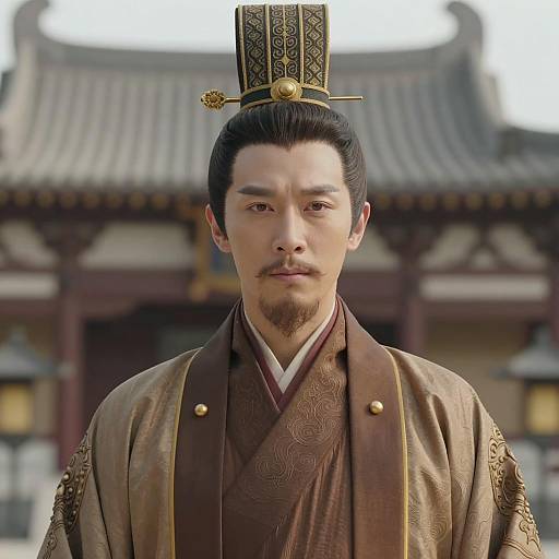 Man in Shang Dynasty Imperial Costume