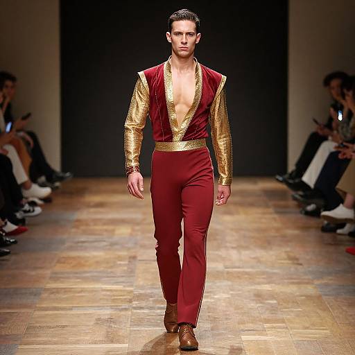 Male Transition Dance Costume Runway