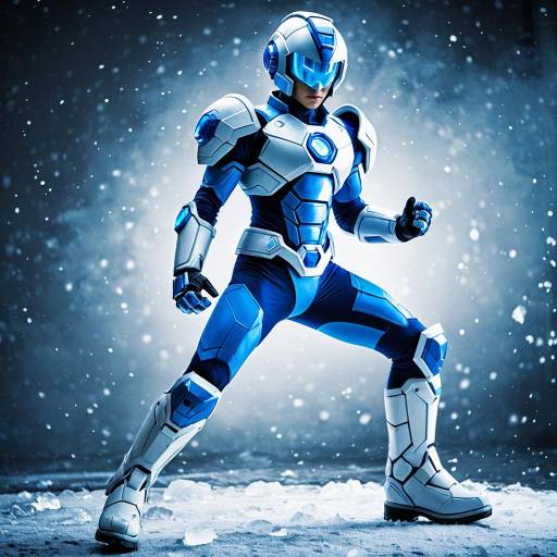 Frosty Mega Man Cosplay Costume Challenge