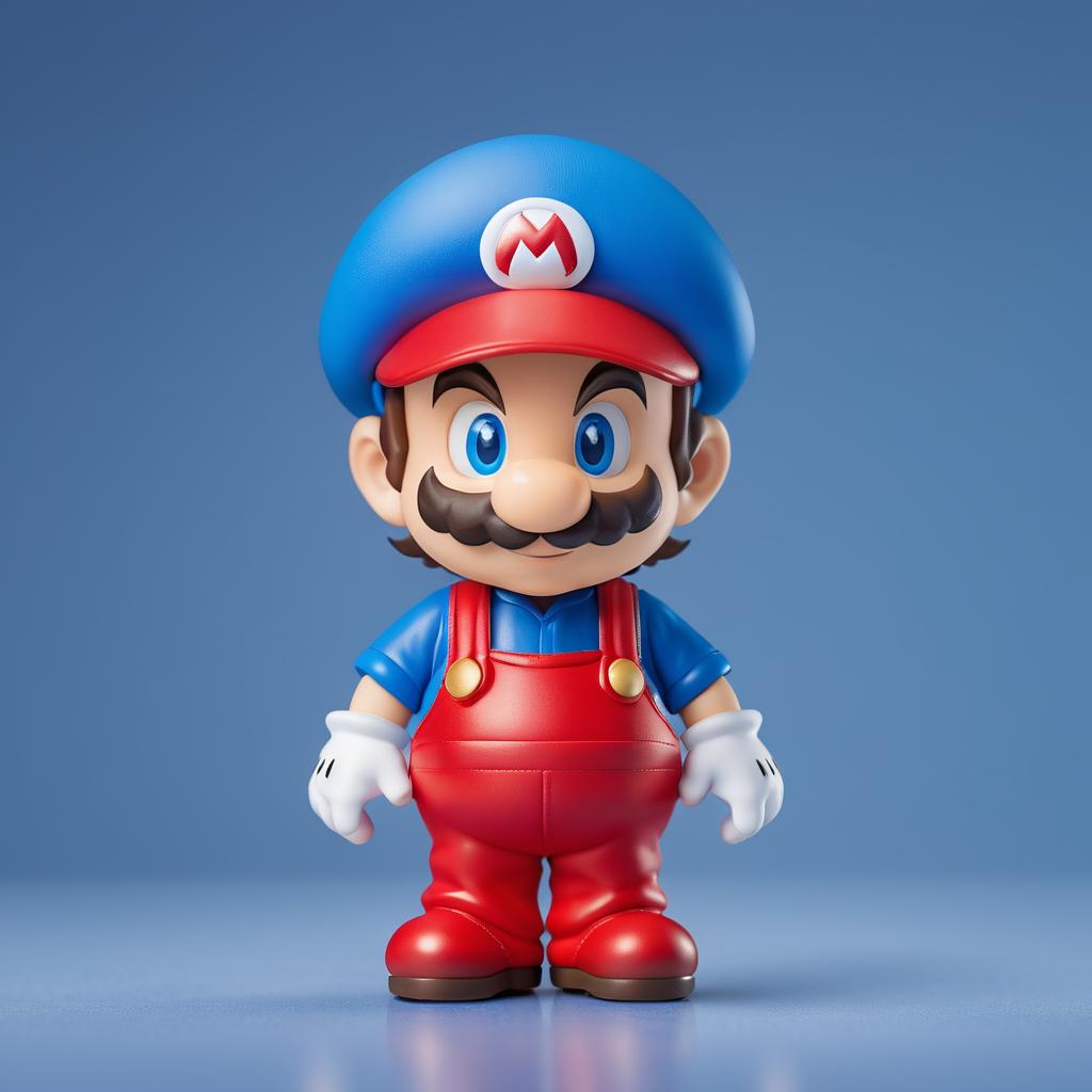 High-Resolution Nendoroid Mario Figure