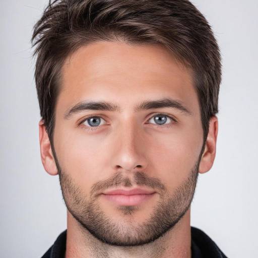 Portrait of Young Man with Beard