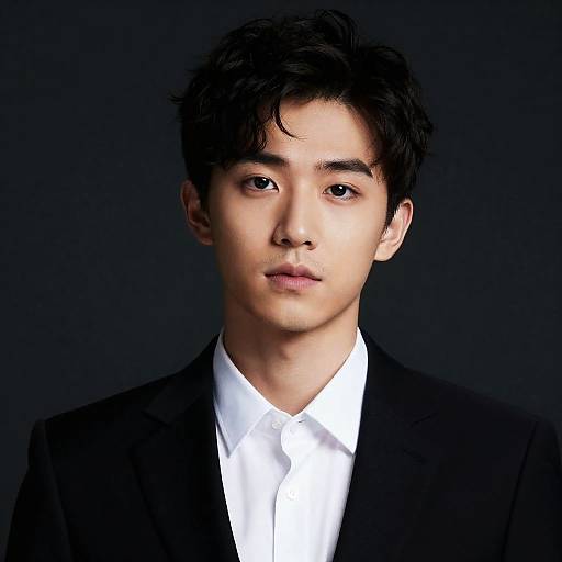 Composed Young Man in Suit Portrait