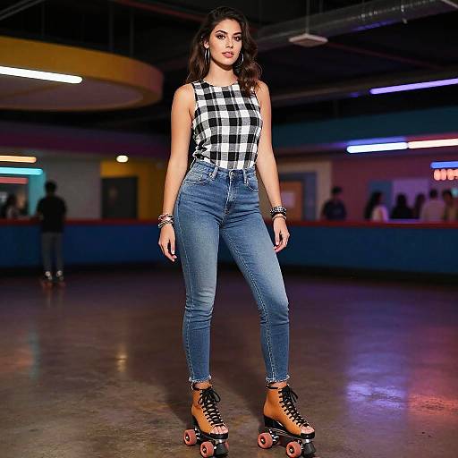 Retro Chic Roller Rink Style