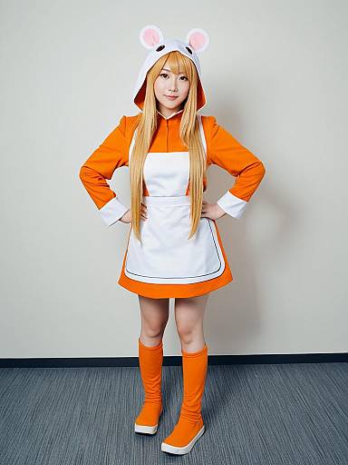 Cosplay photo of doma umaru. Costume clothes