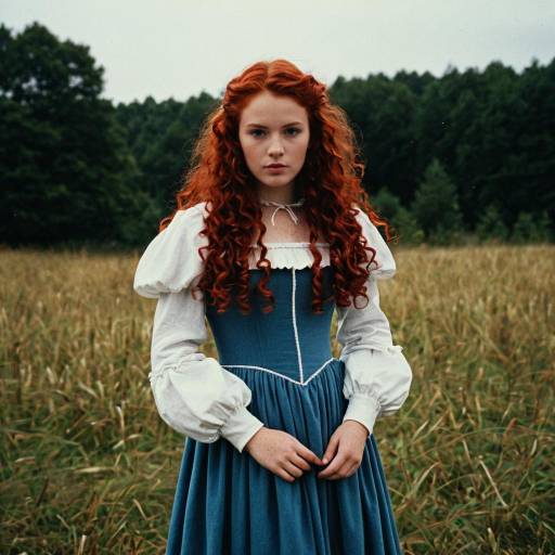 Realistic Anne Costume Outdoor Portrait