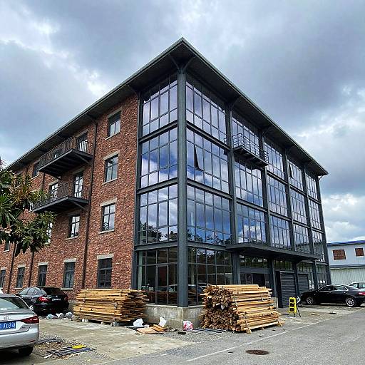 Modern Industrial Building Exterior