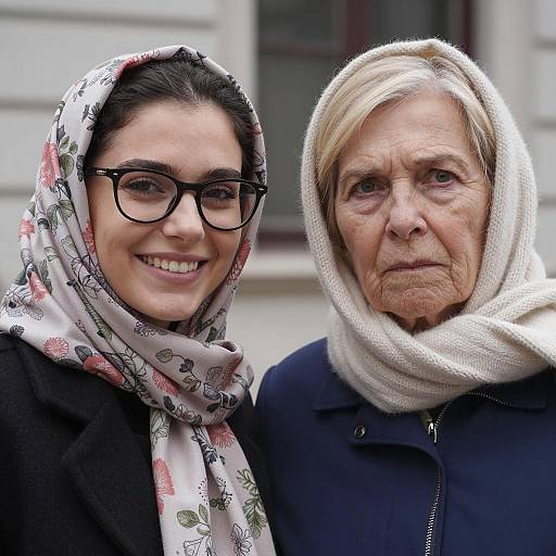 Contrast of Generations: Smiles and Seriousness