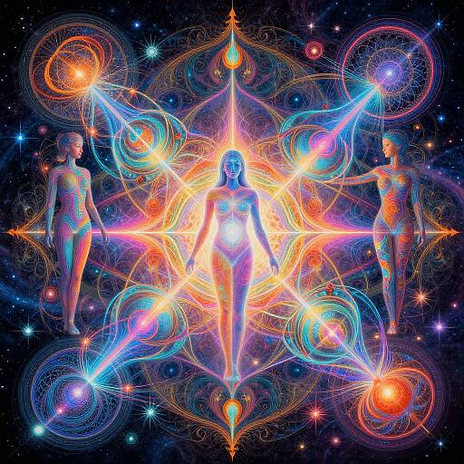 Alex Grey Inspired Psychedelic Vision