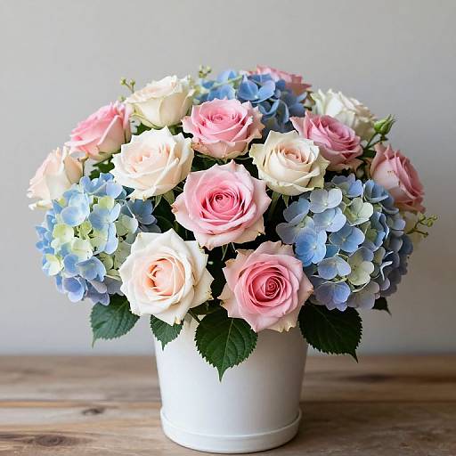 Elegant Flower Arrangement in Hat Box