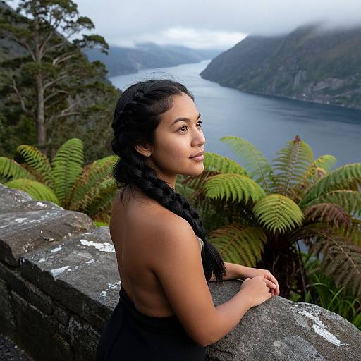 Photorealistic Portrait of Maori Woman