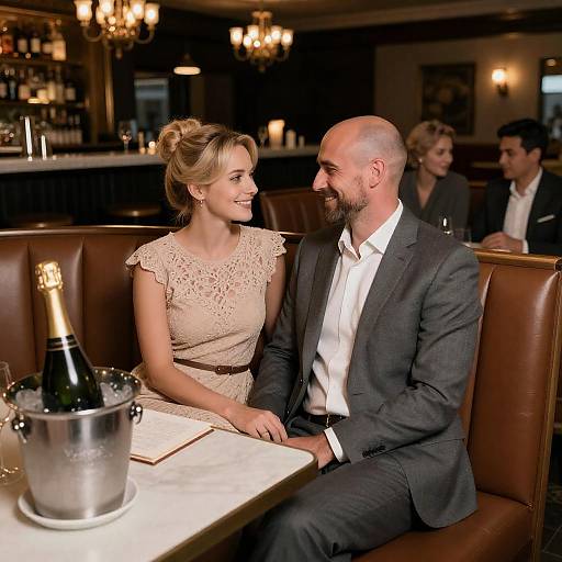 Romantic Dinner at a Cozy Restaurant