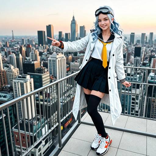 Dynamic Urban Adventure with Adachi Rei