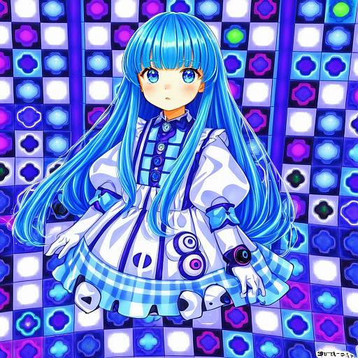 Illustration of Hacka doll 3, hacka doll in the style of Ruri rarako