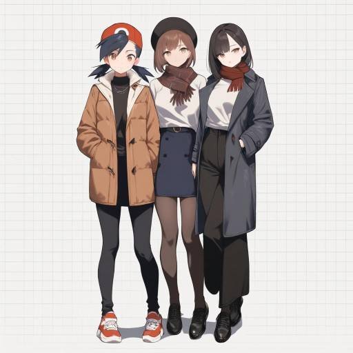 Stylish Characters in Urban Fashion