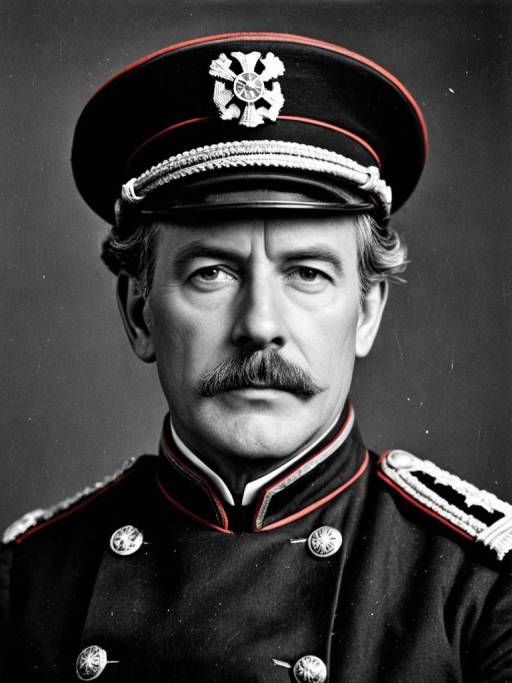 Man in Civil War General Uniform