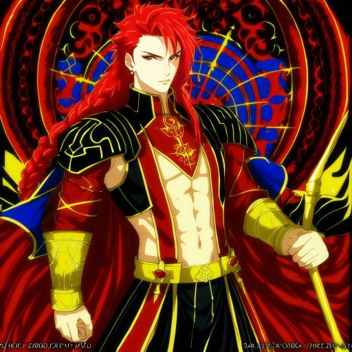 Illustration of Alexander (fate), fate (series) in the style of Taurine 8000mg