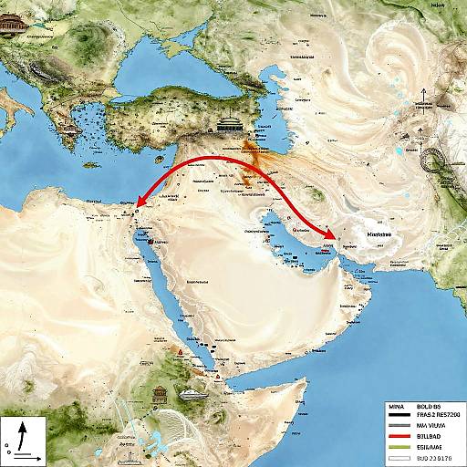 Islam Diffusion Map with Timeline