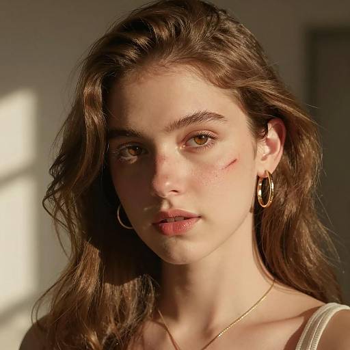 Intimate Portrait of a Young Woman