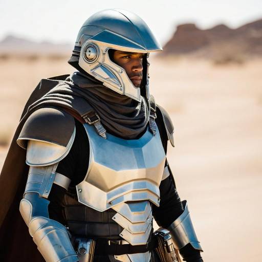Realistic Sci-Fi Soldier in Armor