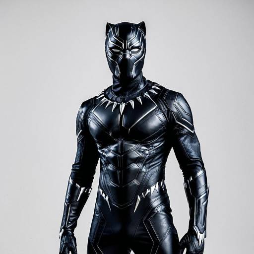 Sleek Black Panther Cosplay Costume