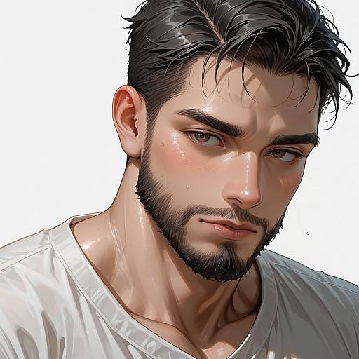 Portrait of Handsome Mature Man