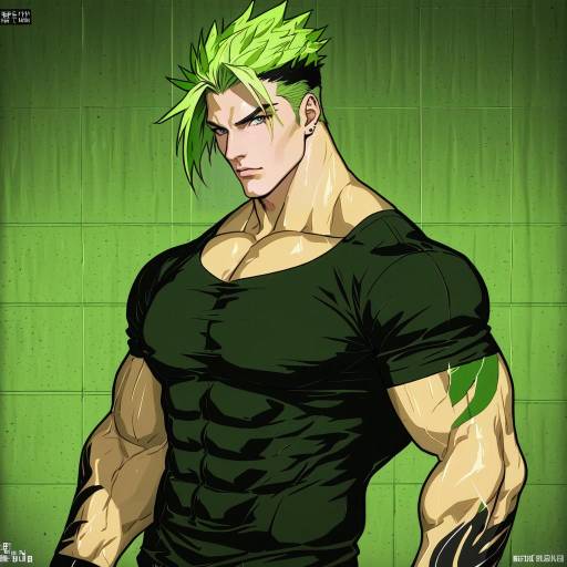 Illustration of Achilles (fate), fate (series) in the style of Buran buta